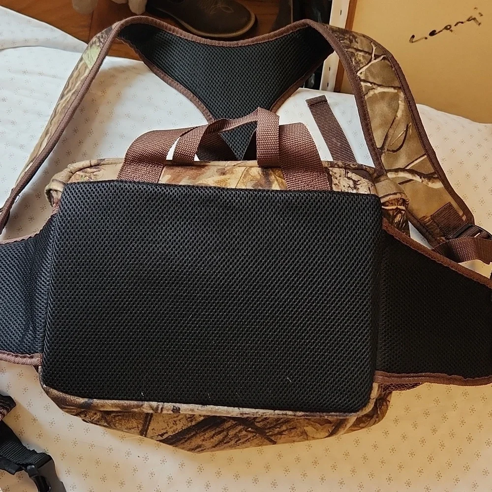 Bundle of 2 - Mad Dog Camo Backpack and Realtree Camo Hunter Outdoor Waist.